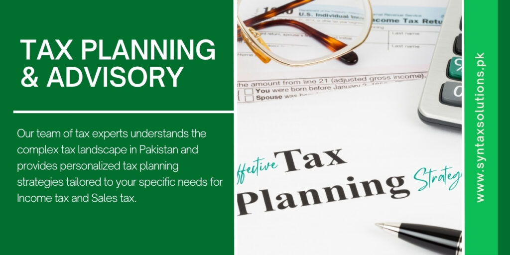 Tax Planning and Advisory